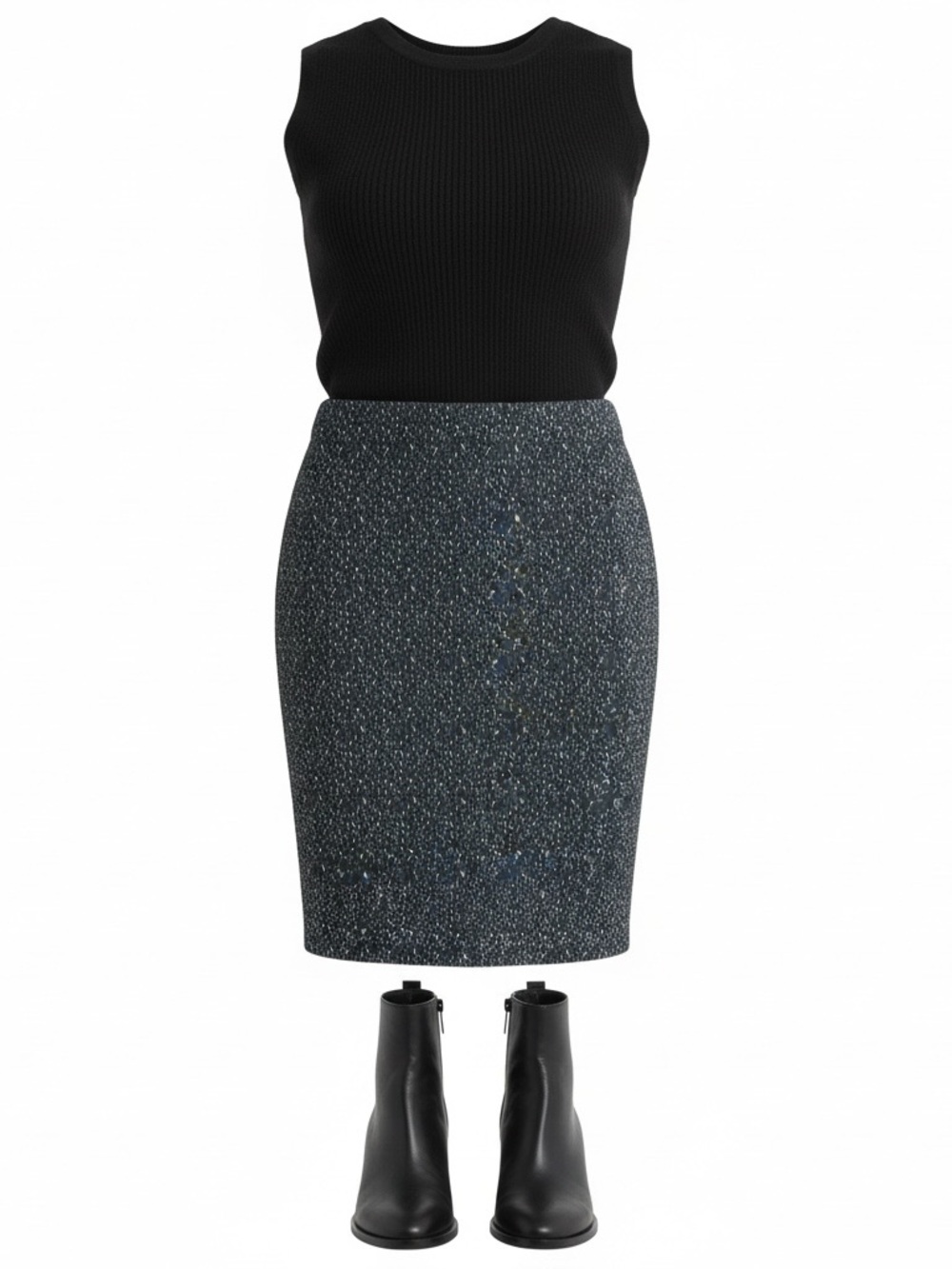 Philosophy XS Pencil Skirt Speckled EUC Soft Comfy